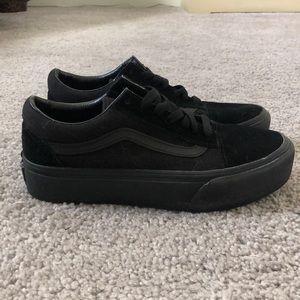 triple platform vans
